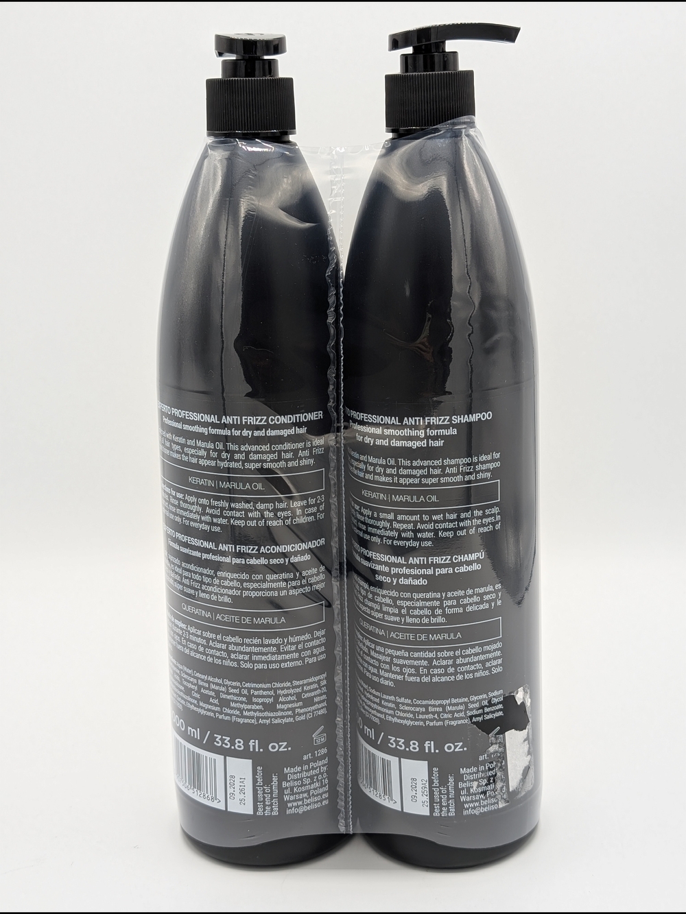 Experto Anti Frizz Shampoo & Conditioner Duo Keratin And Marula Oil - Picture 2 of 6